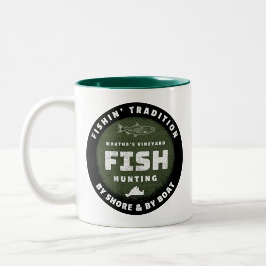 Chasse au poisson Martha's Vineyard Mug (Gauche)