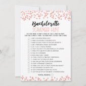 Chasse au trésor Hen Party - Carte de jeu modifiab (Devant)