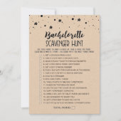 Chasse au trésor Hen Party - Carte de jeu modifiab (Devant)