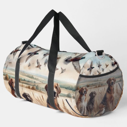 Chasse aux chiens et aux canards Sacs à duffle (Coin droit)