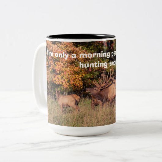 Chasse aux élans Mug (Devant gauche)