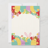 Chasse aux oeufs de Bunny de Pâques Invitation à l (Dos)