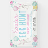 Chasse aux oeufs de Pâques Bannière de la route Vi (Vertical)