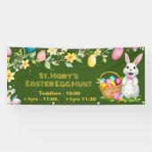Chasse aux oeufs de Pâques Bannière extérieure (Horizontal)