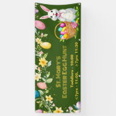 Chasse aux oeufs de Pâques Bannière extérieure (Vertical)