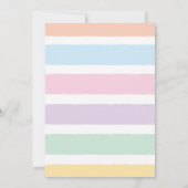 Chasse aux oeufs de Pâques Invitations de vacances (Dos)