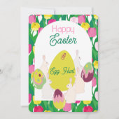 Chasse aux œufs. Invitation (Devant)