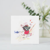 Chasse aux papillons ~ Invitation (Debout devant)