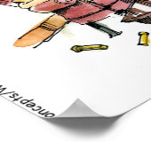 Chasse Avec Automatique Drôle Poster (Coin)