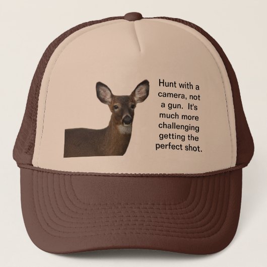 Chasse avec le casquette d'un camionneur de cerfs (Devant)