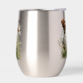 Chasse avec un chien breton, Art (Gauche)