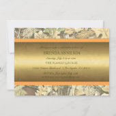 Chasse Camo Bachelorette Fête Invitation (Dos)