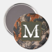 Chasse Camo Chasseurs Camou Monogramme Aimant init (Recto/Verso)