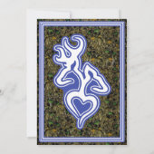 Chasse Camo Invitation personnalisée en couleur de (Dos)