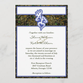 Chasse Camo Invitation personnalisée en couleur de