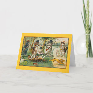 Chasse Carte de voeux