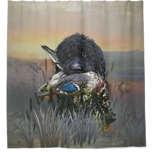 Chasse chien Douche rideau (Devant)