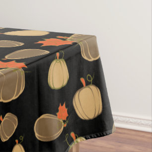 Chasse citrouille automne Halloween Nappe
