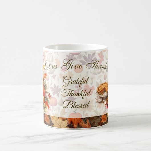 Chasse d'automne Thanksgiving Mug (Centre)