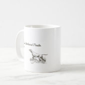 Chasse de caille de pointer germanique, Art Mug (Devant gauche)