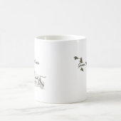 Chasse de caille de pointer germanique, Art Mug (Centre)