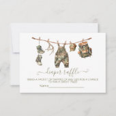 Chasse de la ligne de tissu Déchets Carte de raffl (Devant)