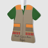 Chasse de l'ornement de Noël de gilet (devant)