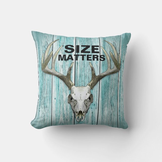 Chasse Drôle Cerf Taille Importante Jeu Oreiller (Recto)