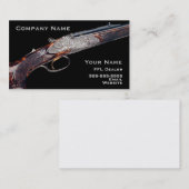 Chasse du carte de visite 2 de fusil (Devant / Derrière)