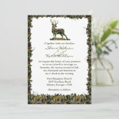 Chasse du faire-part de mariage de camouflage (Debout devant)