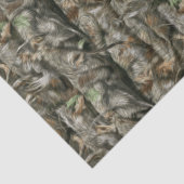 Chasse du papier de soie de soie de camouflage (Détail)