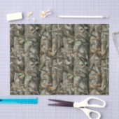 Chasse du papier de soie de soie de camouflage (Artisanat)