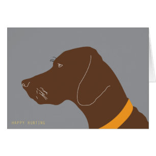 Chasse heureuse de Vizsla