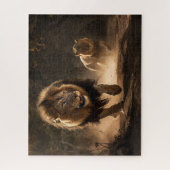 Chasse Partenaires Lion et Lioness Jigsaw Puzzle (Vertical)