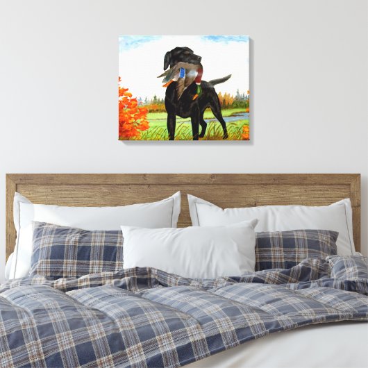 Chasse Peinture Chien Peinture Toile Enveloppé (Insitu(Chambre))