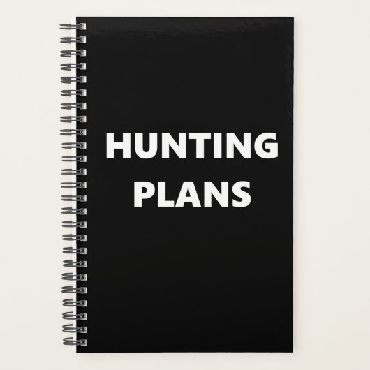 Chasse Planificateur Sports Thème Chasse Plans (Devant)