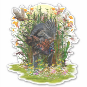 Chasse Sticker faisan