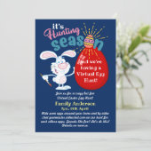 Chasse virtuelle aux oeufs de Pâques ! Invitations (Debout devant)