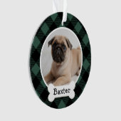 Chasseur Buffalo Plaid Personnalisé Animal Chien C (devant)