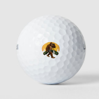 Chasseur de balles de golf drôle Bigfoot Cadeau de