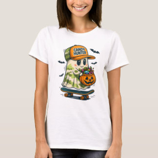 Chasseur de bonbons Ghost Halloween T-Shirt
