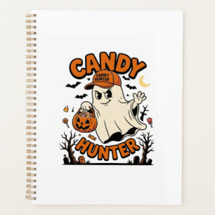 Chasseur de bonbons Halloween Fantôme Citrouille S