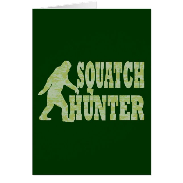 Chasseur de squatch en camouflage (Devant)