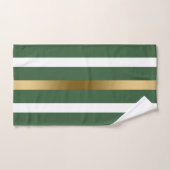 Chasseur D'Or Grandes Vertes Et Blanches (Serviette à main)