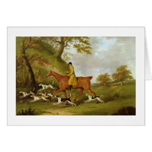 Chasseur et chiens, 1809 (huile sur la toile)