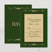 Chasseur Green et Gold RSVP (Devant / Derrière)