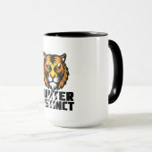 Chasseur Instinct Tiger Mug (Devant droit)