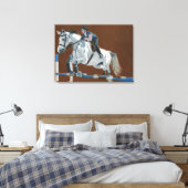Chasseur/Jumper - Cheval & Rider Toile Enveloppée (Insitu(Chambre))
