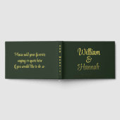 Chasseur Mariage moderne vert avec couverture rigi (Complet)