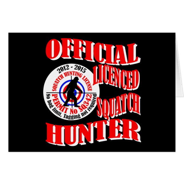 Chasseur officiel de squatters (Devant horizontal)